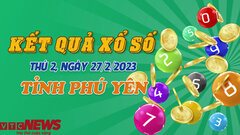 XSPY 27/2/2023 - Kết quả xổ số Phú Yên thứ Hai 27/2