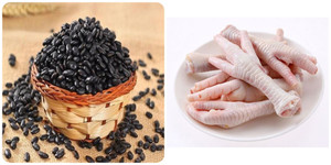 Cách hầm chân gà với đậu đen bồi bổ xương khớp