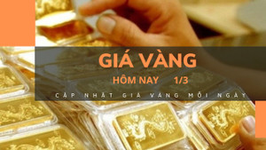 Giá vàng hôm nay 1/3: Tăng nhẹ, thị trường vẫn ảm đạm