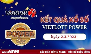 KQXS Vietlott 2/3 - xổ số Vietlott Power 6/55 thứ Năm 2/3/2023