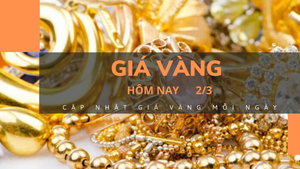 Giá vàng hôm nay 2/3: Kế thúc tháng tồi tệ nhất, giá vàng đảo chiều tăng vọt