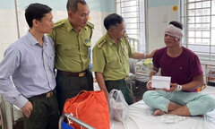 Nhóm săn thú rừng chém trọng thương 3 kiểm lâm Vườn quốc gia Cát Tiên