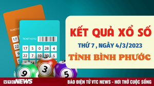 XSBP 4/3 - Kết quả xổ số Bình Phước thứ Bảy 4/3/2023
