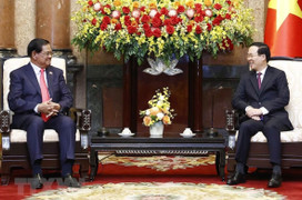 Chủ tịch nước Võ Văn Thưởng tiếp vị khách quốc tế đầu tiên trên cương vị mới