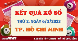 XSHCM 6/3/2023 - Kết quả xổ số TP.HCM hôm nay 6/3