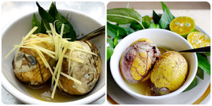 Một tuần nên ăn mấy quả trứng vịt lộn?