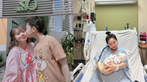 Cặp đôi Bi Bảo - Múi Xù hạnh phúc đón 'công chúa' đầu lòng