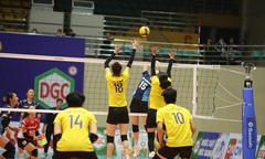 Nữ Ninh Bình Lienvietpostbank toàn thắng tại bảng A Giải Bóng chuyền VĐQG 2023