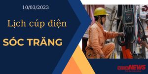 Lịch cúp điện hôm nay tại Sóc Trăng ngày 10/3/2023