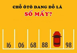 Người IQ cao chưa chắc trả lời được: Ô tô đang đỗ ở ô số mấy?