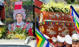 Hàng nghìn khán giả đưa tiễn NSƯT Vũ Linh về nơi an nghỉ 