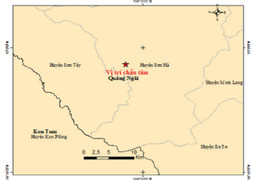 Động đất ở Kon Tum, Quảng Ngãi