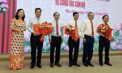 Bạc Liêu bổ nhiệm nhiều lãnh đạo cấp sở sau khi tái lập 4 sở