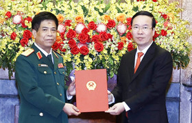 Thăng quân hàm Thượng tướng cho Phó Tổng Tham mưu trưởng QĐND Việt Nam