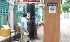 TP.HCM vận động nhà hàng, khách sạn cho khách du lịch sử dụng nhà vệ sinh