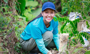 Hoa hậu H'Hen Niê thực hiện ước muốn trồng 5ha rừng