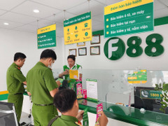 Công an kiểm tra 13 chi nhánh F88 ở Cần Thơ