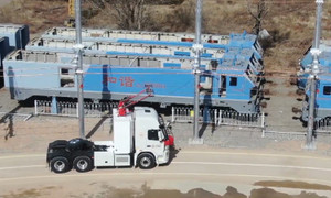 Trung Quốc thử nghiệm xe tải hạng nặng chạy bằng điện