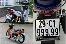 3 xe máy Honda Wave biển số độc, đắt ngang ô tô 