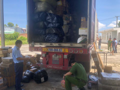 Bình Định: Tạm giữ nhiều hàng hóa vi phạm nhãn mác