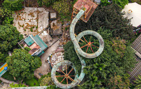 Cảnh hoang tàn, nhếch nhác, quán xá đua nhau 'xẻ thịt' công viên Tuổi trẻ Thủ đô