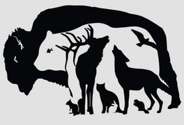 Bức tranh dưới đây có bao nhiêu con vật?