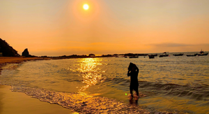 Đẹp đến nghẹt thở ở bãi biển tiên cảnh Lộ Diêu