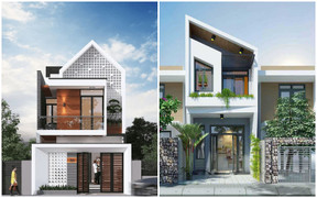 'Bỏ túi' những mẫu nhà ống 2 tầng đẹp khó cưỡng