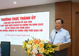 Bí thư Hà Nội: Tìm hướng đi lâu dài, bền vững khi huyện Gia Lâm lên quận