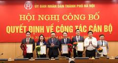 Hà Nội bổ nhiệm GĐ Sở Nội vụ, Tài nguyên và môi trường, Quy hoạch – Kiến trúc