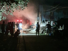 Cháy xưởng gỗ ở Bắc Giang, 5 người cùng gia đình thương vong