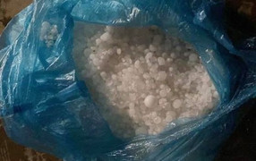 Miền núi Thừa Thiên - Huế xuất hiện mưa đá lớn chưa từng có