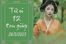 Tử vi vui 12 con giáp hôm nay ngày 26/3/2023: Dần hao tài, Thìn mông lung