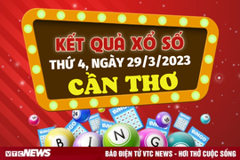 XSCT 29/3/2023 - Kết quả xổ số Cần Thơ hôm nay 29/3