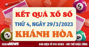 Xổ số Khánh Hòa 29/3/2023 - Kết quả XSKH hôm nay 29/3