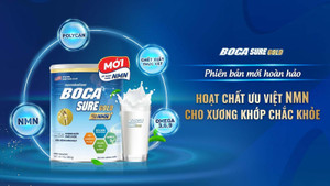 Sữa non xương khớp Boca Sure Gold: Bảo vệ xương khớp vượt trội nhờ hoạt chất NMN