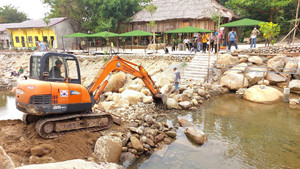 Đà Nẵng cưỡng chế loạt công trình băm nát suối Lương làm du lịch sinh thái