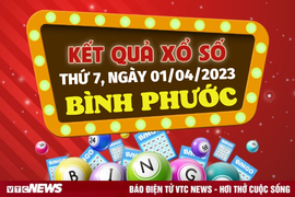 XSBP 1/4 - Kết quả xổ số Bình Phước hôm nay 1/4/2023