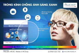 Visual Tech Blue Block - Tròng kính chống ánh sáng xanh cho đôi mắt khỏe
