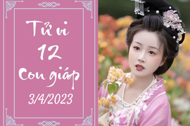 Tử vi vui 12 con giáp hôm nay ngày 3/4/2023: Dần thành công, Dậu nản lòng