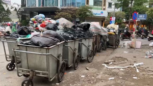 Xe thu gom rác hoạt động trong giờ cấm