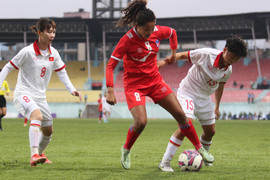 Trực tiếp bóng đá Việt Nam 5-1 Nepal: Thanh Nhã ghi bàn siêu phẩm