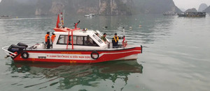 Hiện trường tìm kiếm cứu nạn trực thăng Bell-505 rơi ở Hải Phòng