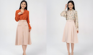 Những mẫu chân váy công sở hot nhất hiện nay