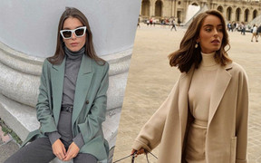 Cách phối đồ với áo cổ lọ trong tiết trời chuyển lạnh