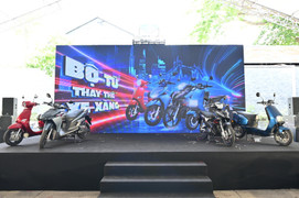 Tập đoàn Sơn Hà ra mắt 4 mẫu xe điện 2 bánh - 'Bộ tứ thay thế xe xăng'
