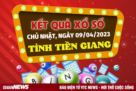 Kết quả xổ số Tiền Giang hôm nay 9/4/2023 - XSTG 9/4