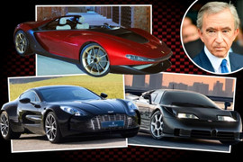 Bộ sưu tập xe hơi đắt đỏ của tỷ phú giàu nhất hành tinh Bernard Arnault