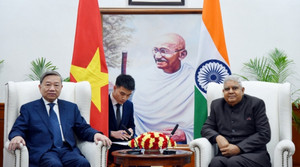 Việt Nam và Ấn Độ nhất trí thúc đẩy hợp tác an ninh, chiến lược