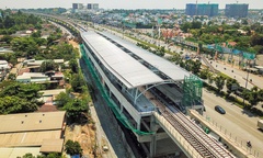 Tuyến Metro số 1 Bến Thành- Suối Tiên thi công hoàn thành cuối năm nay